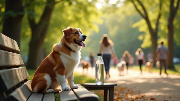 Bouteille chien : hydratation pratique lors des promenades