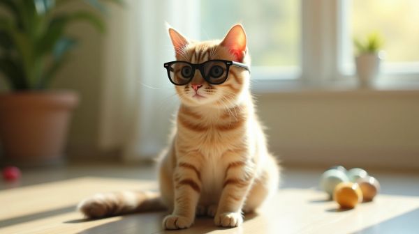 Des lunettes stylées et protectrices pour chat