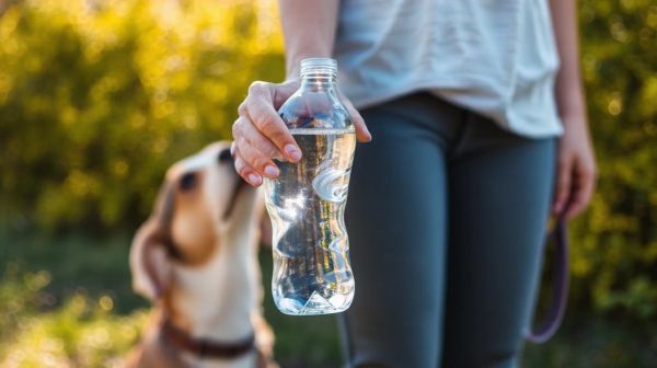 Meilleures bouteilles pour chiens : s'hydrater en promenade